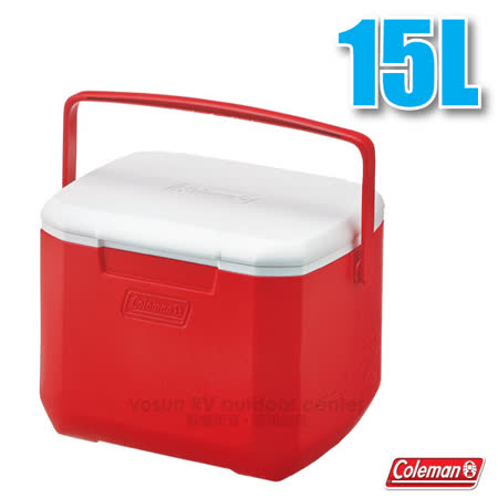 【美國 Coleman】EXCURSION 美利紅冰箱 15L.高效能行動冰箱.保冷保冰箱.冰筒.冰桶.置物箱.保鮮桶/CM-27860✿30E010